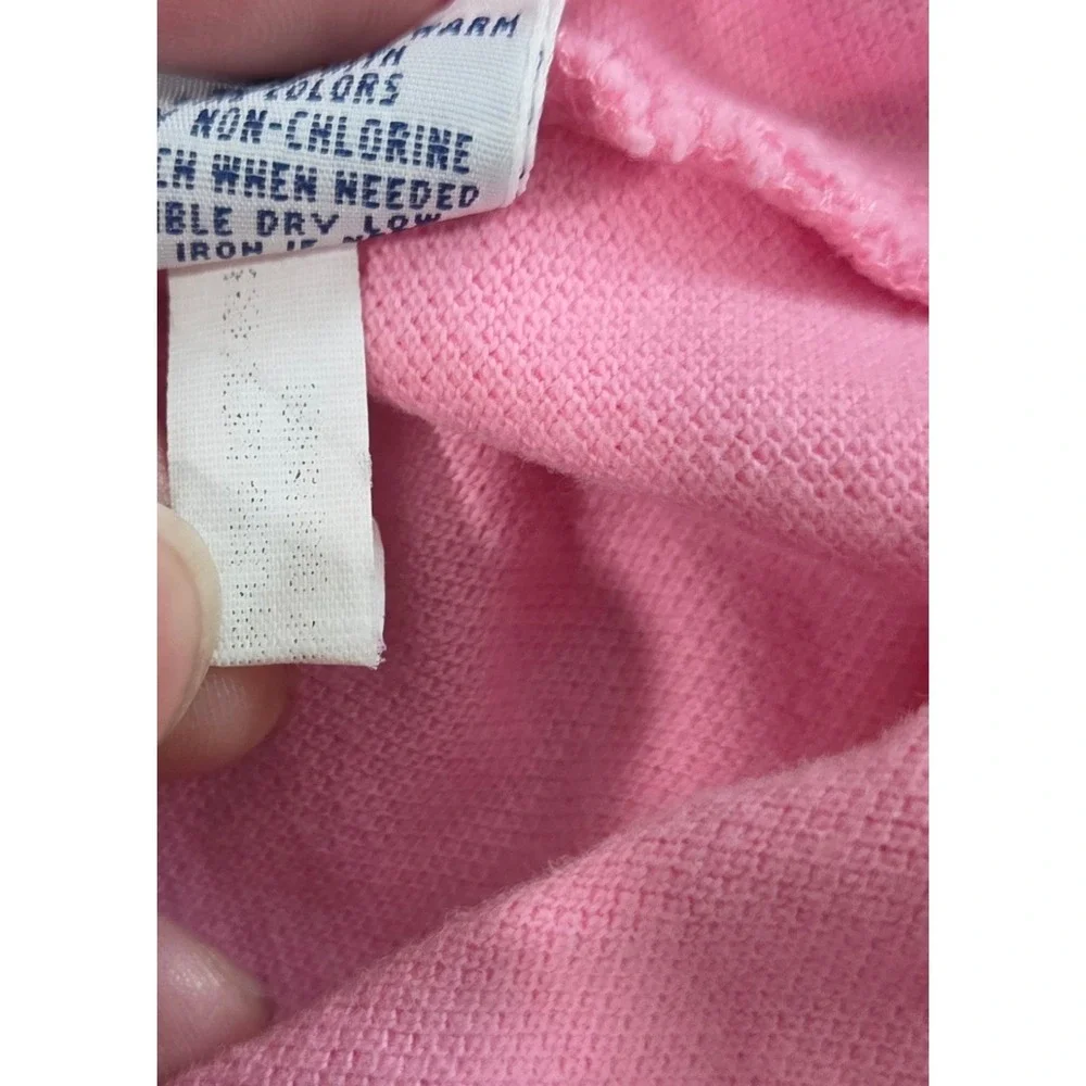 Polo Ralph Lauren Polo Shirt Men Size Large Pink Short Sleeve EUC